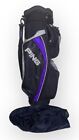 New ListingPING Woman Ladies Golf Bag Serene Black Purple 14 Divider Shoulder Strap W/Cover