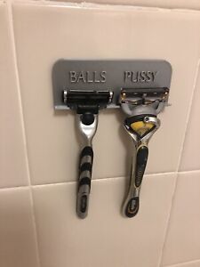 Bathroom razor holder “Balls Pussy” Organizer
