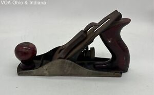 Vintage Eclipse Red Hand Wood Planer - Made In USA