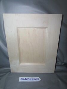 Maple Shaker Flat Unfinished Kitchen Cabinet Door 8 3/4 x 10 7/8 For Painting