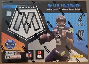 New Listing2021 Panini Mosaic Football NFL Mega Box Reactive Yellow NEW SEALED TARGET