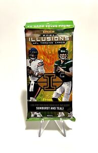 New Listing2021 Panini Illusions NFL 20-Card Value Pack New Factory Sealed Fat Cello