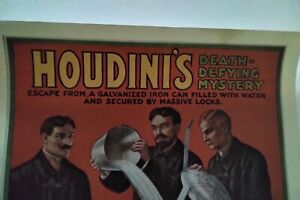 Advertising Houdini Poster Copy from Houdini Magical Hall of Fame Gift Shop
