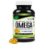 Omega 3-6-9 Blend with DPA, EPA, DHA, ALA and GLA and Organic Flax Seed Oil Plus
