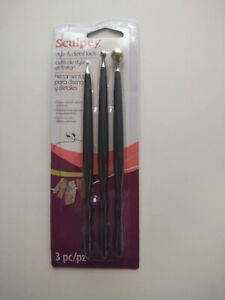 Sculpey Clay Style And Detail Tools Set Polyform Polymer Modeling 3 PC #ASSD01