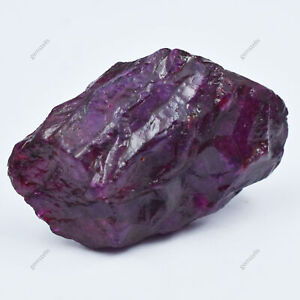 Natural UnCut 630.80 Ct Purple Tanzanite Raw Rough CERTIFIED Loose Gemstone