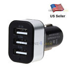 3 USB Port Car Charger Adapter 2.1A For iPhone 4 5 6 Phone