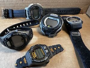 Vintage Timex Ironman Watches Lot Of 5 For Parts Or Repair  Un-tested