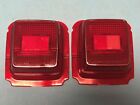 Mazda RX4 929 Coupe Rear Tail light Red Stop Lenses Pair Genuine NOS