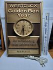 Vintage Westclox Golden Ben Sales Award Wall Clock Montana Mercantile