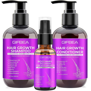 Hair Growth Shampoo and Conditioner Set with Rosemary Biotin Argan and Cas