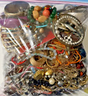 Bulk Jewelry Necklaces Bracelets Earrings All Wearable or Craft Harvest 7.7 lbs