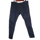 G Star Raw Rackam Skinny Jeans Size 38x32 Black Denim Zipper Detail Stretch