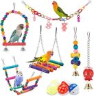 New ListingBird Parakeet Toys,Swing Hanging Standing Chewing Toy Hammock Climbing Ladder...