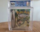 Pokemon Emerald Version - Nintendo - CIB CGC Graded 8.5 - Partially sealed