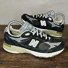New Balance 993 Women's Size 8.5 Made In USA Black Suede Mesh Running Shoes