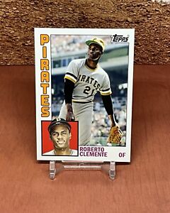 2012 TOPPS ARCHIVES  1984 TOPPS # 185   ROBERTO CLEMENTE , PIRATES