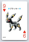 Umbreon 9 of Hearts 197C 1999 Pokemon Gold Playing Poker Card Ho-oh Deck