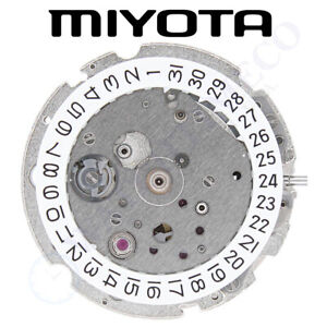 Original Miyota 8215 Japan Automatic Movement 21 Jewels, Date at 3 + Extra Parts