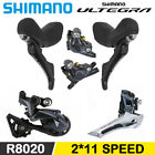 Shimano Ultegra R8000 2x11 Speed Groupset R8020 R8070 Hydraulic Disc Brake Set