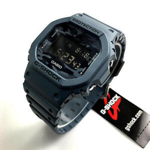 Casio G-Shock Classic 5600 Series Blue Digital Sports Watch DW5600CA-2