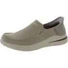 Skechers Mens Knit Slip On Lifestyle Loafers Shoes BHFO 6879