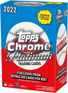 Topps 2022 Chrome Platinum Anniversary Baseball - Blaster Box- Factory Sealed