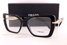 Brand New Prada Eyeglass Frames PR 03ZV 1AB Black For Women Size 55mm