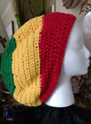 Handmade Crocheted Reggae Dreadlocks Tam Beret Slouchy RASTA Hat