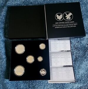 2021 Limited Edition Silver Proof Set-American Eagle Collection - 21RCN In-Hand!
