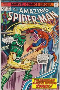 The Amazing Spider-Man #154 Marvel Comic Group Mar 1976 F/VF+ MVS Included