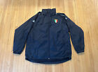 2002 Italy World Cup Kappa Sideline Training Jacket Mens XL Navy EUC