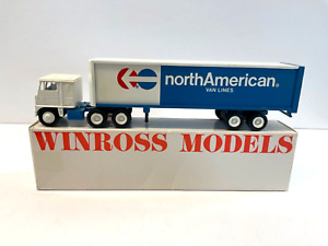 North American Van Lines Winross 1/64th Scale Tractor Trailer