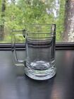 1 Heavy Clear Glass Sports, Beer Mug Stein with Handles- Root Beer Float 🍺