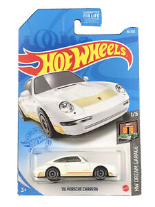 Hot Wheels 2020 HW Dream Garage White & Tan 1996 Porsche Carrera