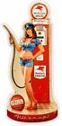 Old Mobil Oil Pin up Girl decal 6