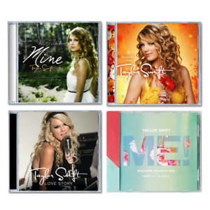 Taylor Swift Love Story& Beautiful Eyes & Mine & ME! 4CD Music Single Collection
