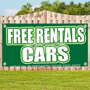 Vinyl Banner Multiple Sizes Free Rental Cars Business Business Rentals Outdoor