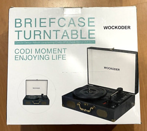 New ListingWockoder Suitcase Record Player