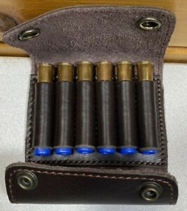 410 Leather Shotgun Shell Holder - Brown  NEW