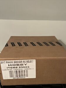 2017 Panini Select Soccer Sealed Hobby Case 12 Boxes Mbappe Rookie Year