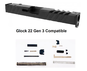 Fits Gen 3 Glock 22 RMR Cut Slide + Slide Completion Parts Kit + Cover Plate