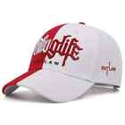 Thug Life Outlaw Snapback Hat ( RED/WHITE) (SHIPS SAME DAY)