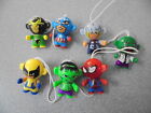 Kinder Surprise Marvel Heroes Twistheads 7 figures inc Spiderman Hulk Thor Loki