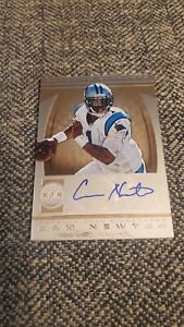 2013 Totally Certified Cam Newton Gold 4/10 Auto Card 108