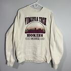 Vintage ITC Virginia Tech Hokies Burgundy Long Sleeve Pullover Sweatshirt Mens L