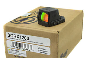 Sig Sauer Romeo-X Reflex Sights, Red Circle Dot Reticle SORX1200, Exc in Box