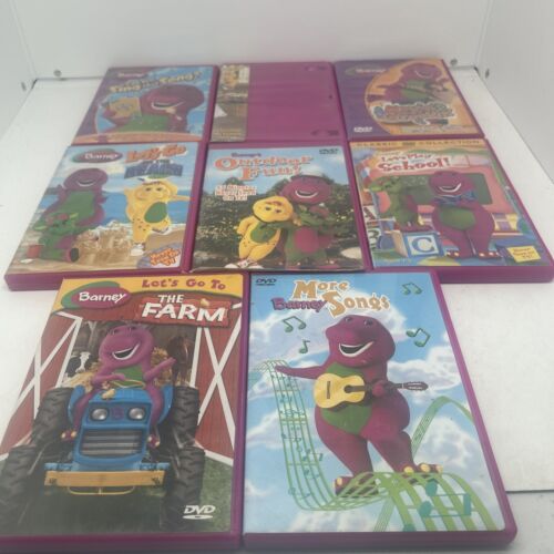 New ListingBarney DVD Lot Lot Of 8 Let’s Go To The Beast Best Manners Farm Outdoor Fun Song