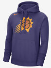 Nike Nba Phoenix Suns Fleece Pullover Loose-Fit Men Purple Hoodie DN8643-566