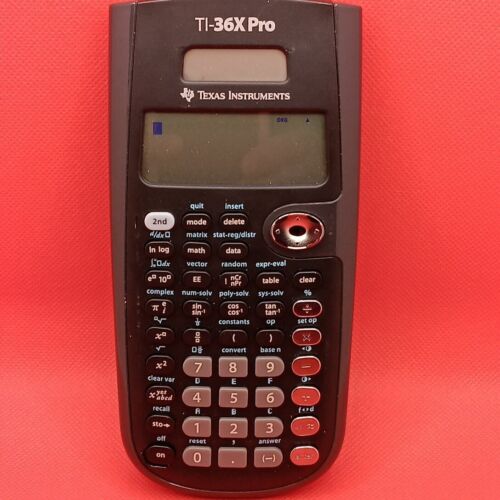 Texas Instruments TI-36X Pro Scientific Solar Calculator, Tested and Working
